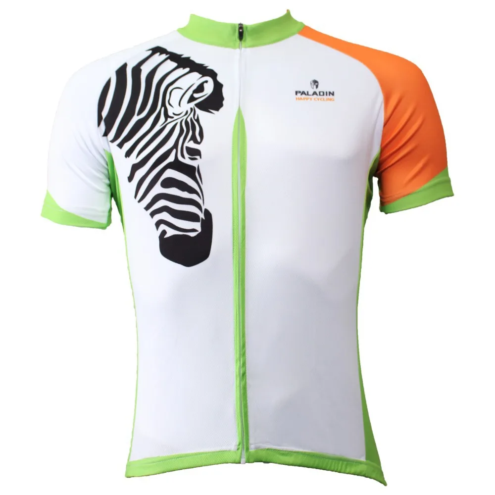 Мужская велосипедная рубашка с коротким рукавом PALADIN "Zebra" рубашка|cycling