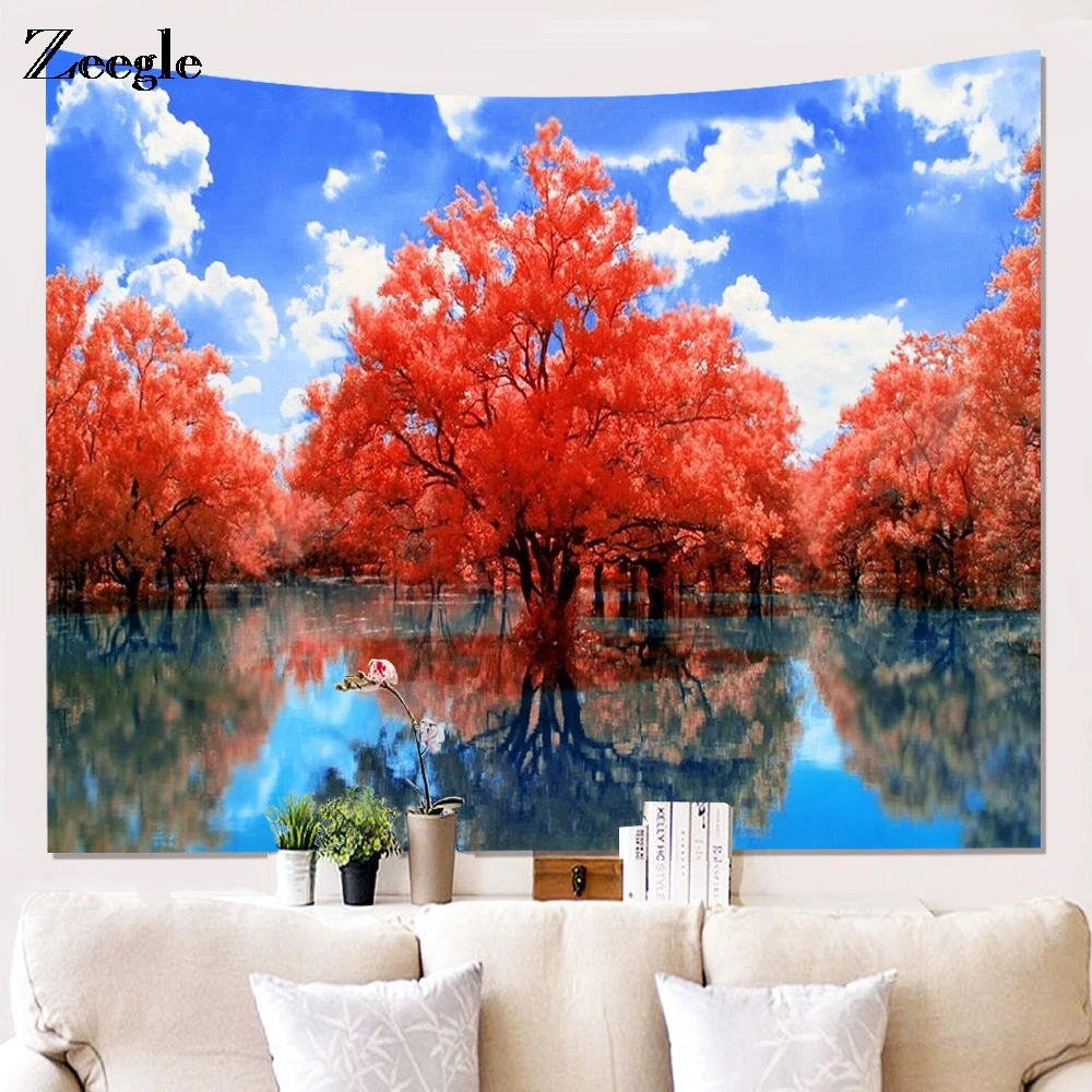 Zeegle Mirror Image Tapertry Table Cloths Wall Hanging Blanket Beach Towel Home Decor Lakes Pattern Tapestries
Zeegle Mirror Image Tapertry Table Cloths Wall Hanging Blanket Beach Towel Home Decor Lakes Pattern Tapestries