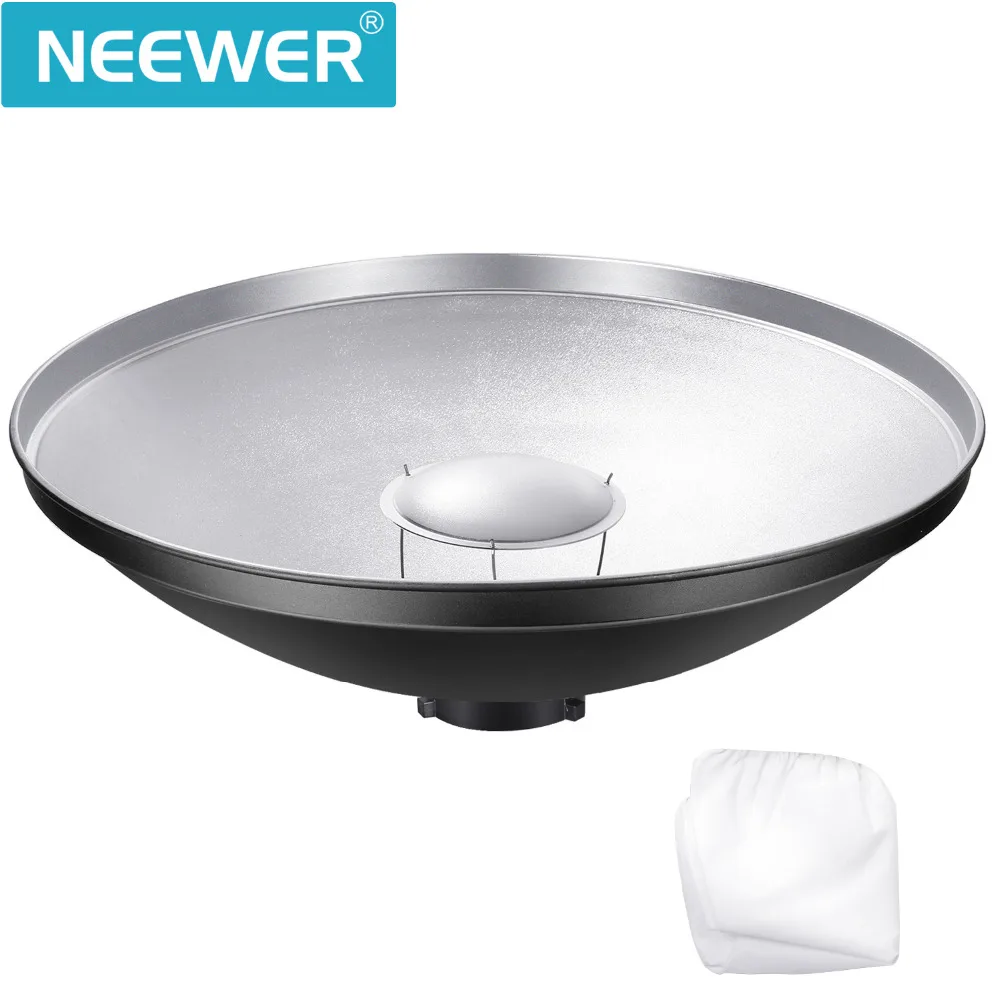 Neewer Photo Studio 16 inches/41 centimeters Beauty Dish Aluminum Lighting Reflector with White Diffuser and S-Type Flash Bowens
Neewer Photo Studio 16 inches/41 centimeters Beauty Dish Aluminum Lighting Reflector with White Diffuser and S-Type Flash Bowens