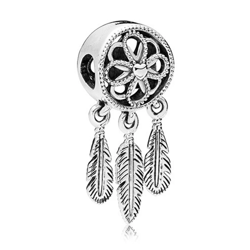 Подвески Paylor Dream Catcher серебряные шарики подходят для оригинальных браслетов