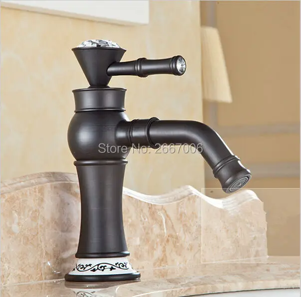 GIZERO New Arrival Vessel Sink Mixer Crystal Single Handle Bathroom Sink Faucet Black Finish with Swivel Spout Water Crane GI636
GIZERO New Arrival Vessel Sink Mixer Crystal Single Handle Bathroom Sink Faucet Black Finish with Swivel Spout Water Crane GI636