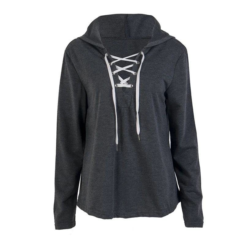 Autumn Fashion women ladies casual Hooded tops long sleeve v-neck lace up hollow out solid hoodie sweatshirts tops
Autumn Fashion women ladies casual Hooded tops long sleeve v-neck lace up hollow out solid hoodie sweatshirts tops