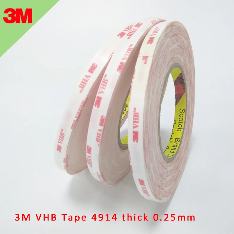 100% Original 3M 4914 white color Acrylic Double Sided VHB Tape 3m adhesive foam tape 8~30mm
100% Original 3M 4914 white color Acrylic Double Sided VHB Tape 3m adhesive foam tape 8~30mm