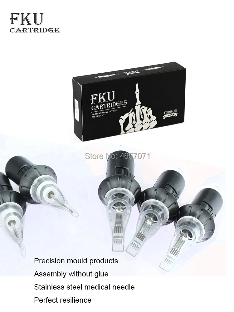 FKU TATTOO CARTRIDGE NEEDLES FOR TATTOO PEN Round Shader 1005RS/1007RS/1009RS/1011RS/1014RS CUSTOMIZABLE
FKU TATTOO CARTRIDGE NEEDLES FOR TATTOO PEN Round Shader 1005RS/1007RS/1009RS/1011RS/1014RS CUSTOMIZABLE