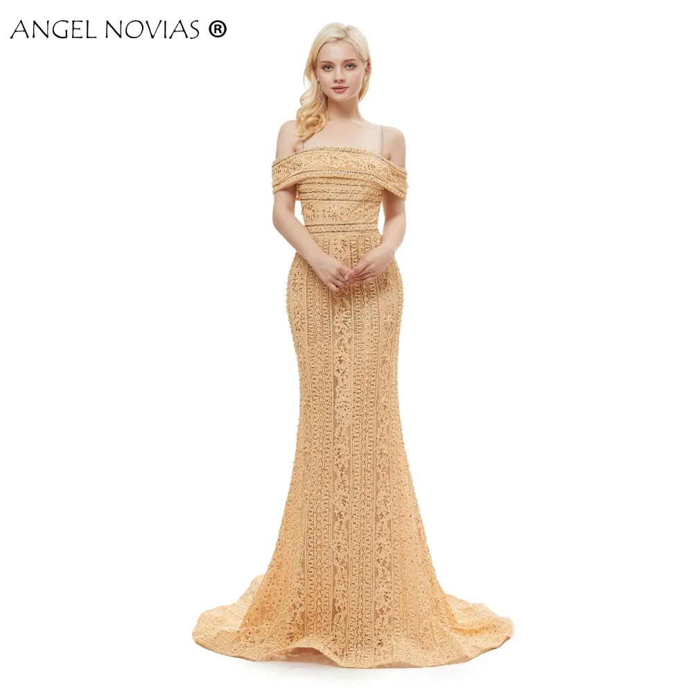 Angel Novias Real Photo Long Elegant Yellow Lace Evening Dresses 2020 Women Party Evening Gowns Robes De Soiree
Angel Novias Real Photo Long Elegant Yellow Lace Evening Dresses 2020 Women Party Evening Gowns Robes De Soiree