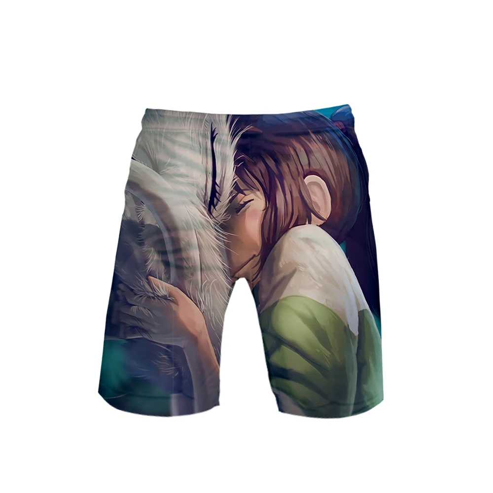 Spirited away New beach shorts Anime Chihiro No-face 3D printing casual shorts fashion high street sports shorts Summer Clothing
Spirited away New beach shorts Anime Chihiro No-face 3D printing casual shorts fashion high street sports shorts Summer Clothing