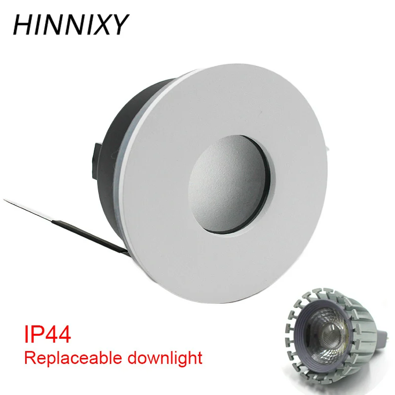 Hinnixy светодиодные точечные потолочные светильники IP44 водонепроницаемые