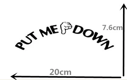 ''PUT ME DOWN'' Funny decorative waterproof vinyl toilet stickers Bathroom Home Decor Wall Art Decal Free Shipping ZYVA-329
''PUT ME DOWN'' Funny decorative waterproof vinyl toilet stickers Bathroom Home Decor Wall Art Decal Free Shipping ZYVA-329