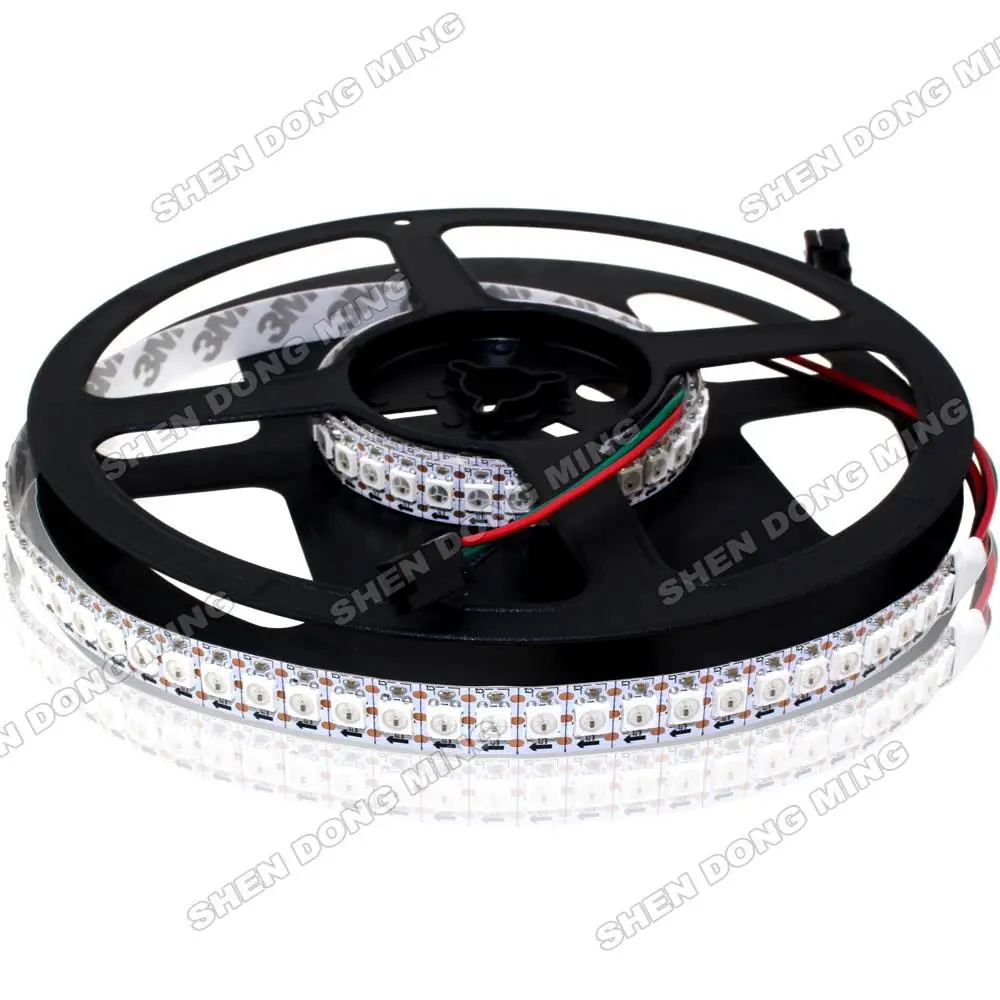 Free Shipping 5050SMD RGB LED Strip 5V 144LEDs/M 144IC/M Digital Magic Color Non-waterproof 2M WS2812B LED Strip
Free Shipping 5050SMD RGB LED Strip 5V 144LEDs/M 144IC/M Digital Magic Color Non-waterproof 2M WS2812B LED Strip