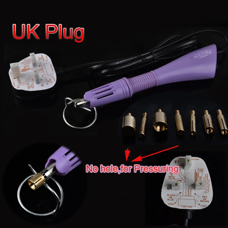 UK Plug 5 Seconds Rapid 7 Tips 1pcs Heating Up Hot Fix Wand Gun Purple Hotfix Rhinestones Applicator
UK Plug 5 Seconds Rapid 7 Tips 1pcs Heating Up Hot Fix Wand Gun Purple Hotfix Rhinestones Applicator