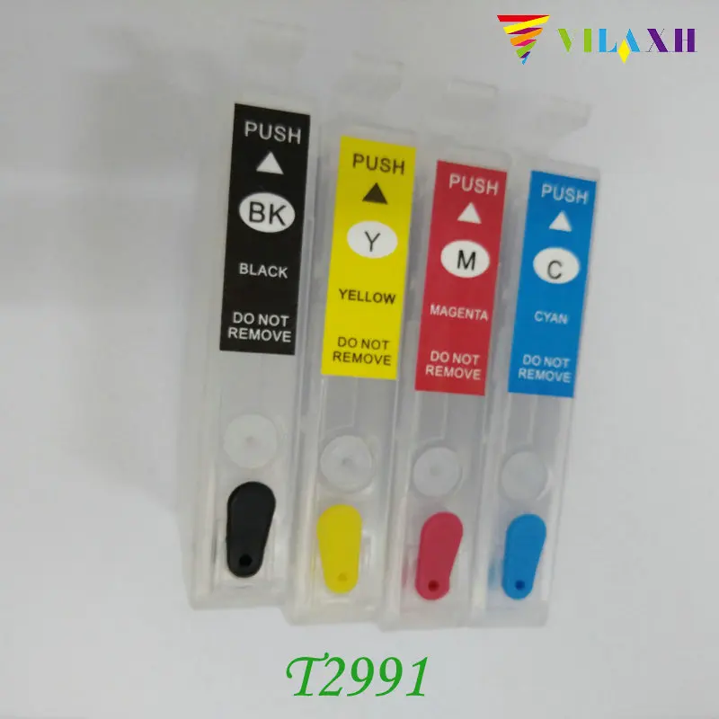 

vilaxh T2991 - T2994 Refillable Ink Cartridge For Epson 29XL 29 Expression home XP-432 XP-235 XP-332 XP-335 XP-435 ARC Chip