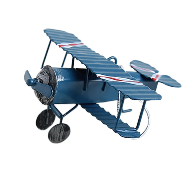 Retro Airplane Figurines Metal Plane Model Vintage Glider Airplane Home Decor Miniatures Blue
Retro Airplane Figurines Metal Plane Model Vintage Glider Airplane Home Decor Miniatures Blue
