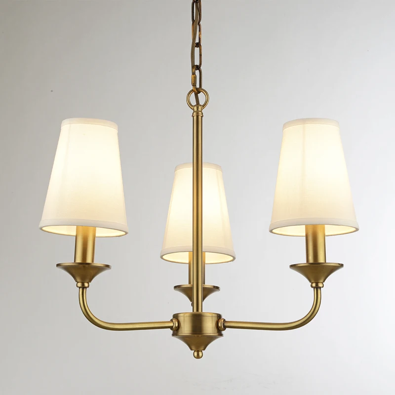 3 lights small luxury brass chandelier lighting villa project house decoration lamp fabric shade antique brass copper
3 lights small luxury brass chandelier lighting villa project house decoration lamp fabric shade antique brass copper
