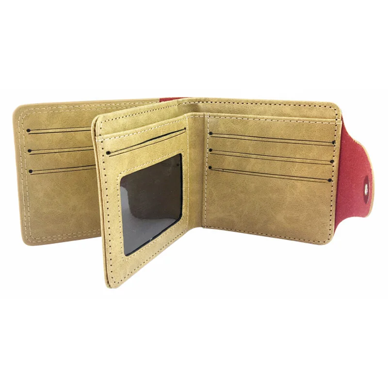Fullmetal Alchemist Edward Elric Anime Wallet PU Leather Khaki Color Short Bifold Purse Card Holder of Button Money Bag 
Fullmetal Alchemist Edward Elric Anime Wallet PU Leather Khaki Color Short Bifold Purse Card Holder of Button Money Bag