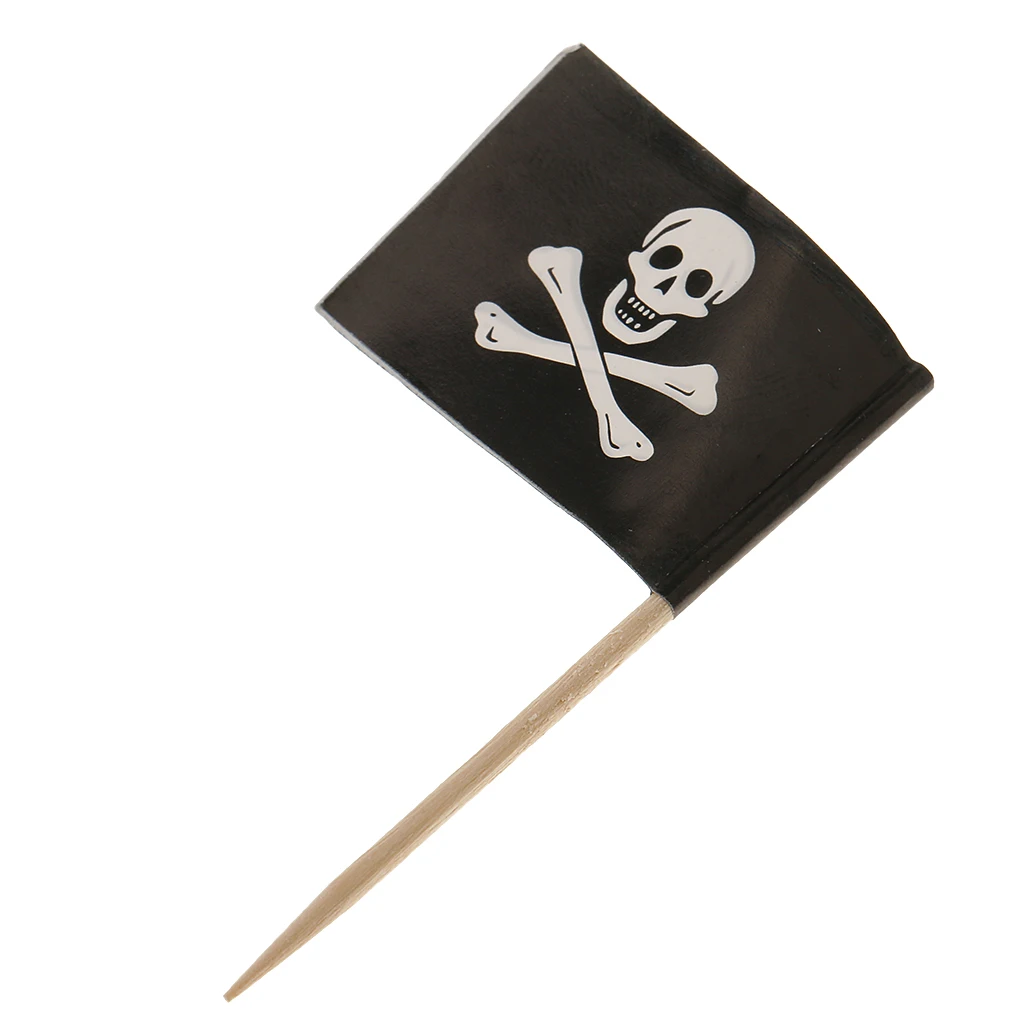 50pcs Pirate Cocktail Toothpicks Flags Cake Toppers for Food, Appetizer, Cocktail, Cupcake Decoration
50pcs Pirate Cocktail Toothpicks Flags Cake Toppers for Food, Appetizer, Cocktail, Cupcake Decoration