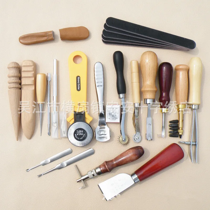 DONYAMY 20pcs Leather Craft Punch DIY Tools Kit Set For Costura Carving Stitching Sewing
DONYAMY 20pcs Leather Craft Punch DIY Tools Kit Set For Costura Carving Stitching Sewing