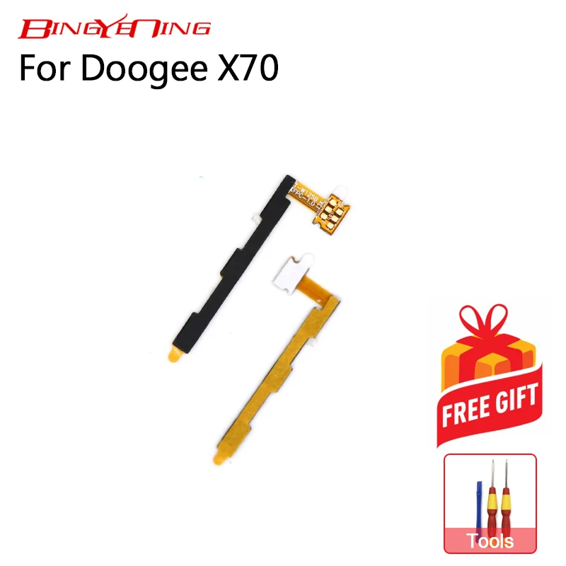 BingYeNing Новинка Оригинал Для Doogee X70 включение/выключение питания + кнопка