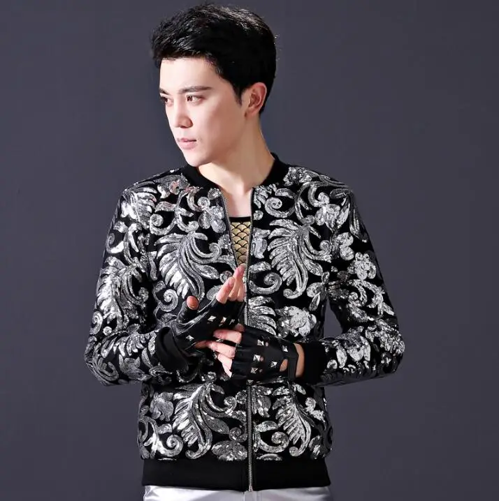 S-2XL Bar hip hop costume male adult singer rock personality trend dj youth host jazz dance performance Stage costumes
S-2XL Bar hip hop costume male adult singer rock personality trend dj youth host jazz dance performance Stage costumes