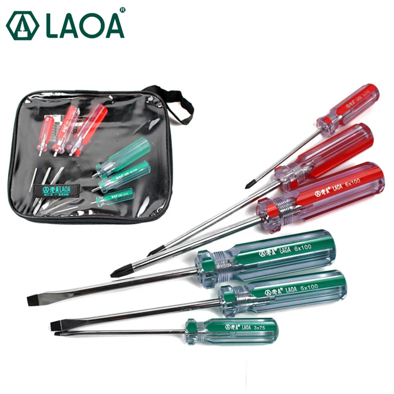 LAOA 6PCS Color bar handle Screwdriver Set CR-V Household Strong Magnetic Screwdriver Repair Tool
LAOA 6PCS Color bar handle Screwdriver Set CR-V Household Strong Magnetic Screwdriver Repair Tool