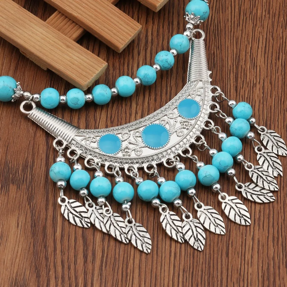 Tenande New Fashion Boho Big Statement Natural Stone Beads Lock Leaves Tassel Necklaces Pendants for Women Vintage Maxi Jewelry
Tenande New Fashion Boho Big Statement Natural Stone Beads Lock Leaves Tassel Necklaces Pendants for Women Vintage Maxi Jewelry