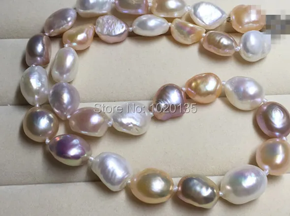 freshwater pearl necklace multicolor baroque 12-14mm AA necklace 18inch nature fashion necklace FPPJ
freshwater pearl necklace multicolor baroque 12-14mm AA necklace 18inch nature fashion necklace FPPJ
