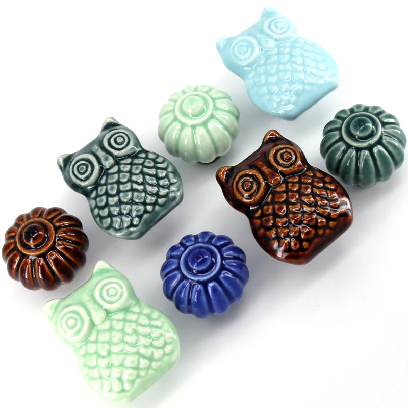 One Piece Owl/Pumpkin Knobs Drawer Knob Ceramic Dresser Kitchen Cabinet Pulls Handles Door Knob Decorative Porcelain Knobs
One Piece Owl/Pumpkin Knobs Drawer Knob Ceramic Dresser Kitchen Cabinet Pulls Handles Door Knob Decorative Porcelain Knobs