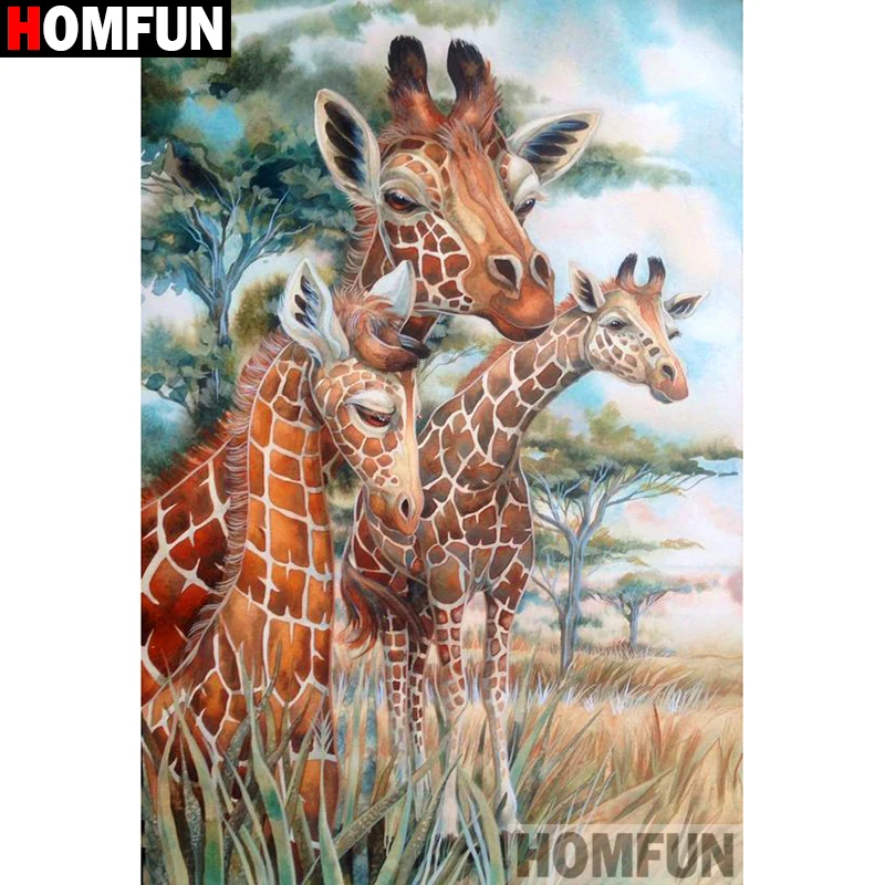 Алмазная 5D Вышивка HOMFUN «Олень», картина из квадратных/круглых страз «сделай сам», вышивка крестиком, домашний декор, подарок A07671 
Алмазная 5D Вышивка HOMFUN «Олень», картина из квадратных/круглых страз «сделай сам», вышивка крестиком, домашний декор, подарок A07671