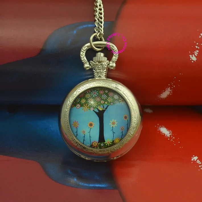 wholesale fashion flower green tree pocket watch necklace woman fob watches silver round convex lens glass picture girl cute
wholesale fashion flower green tree pocket watch necklace woman fob watches silver round convex lens glass picture girl cute