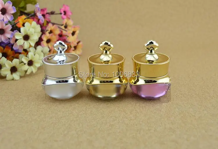 5G 5ML Acrylic Crown Jar Silver White Color, Empty Cosmetics Packing Jar, High Quality Acrylic Crown Bottle, 50pcs/Lot
5G 5ML Acrylic Crown Jar Silver White Color, Empty Cosmetics Packing Jar, High Quality Acrylic Crown Bottle, 50pcs/Lot