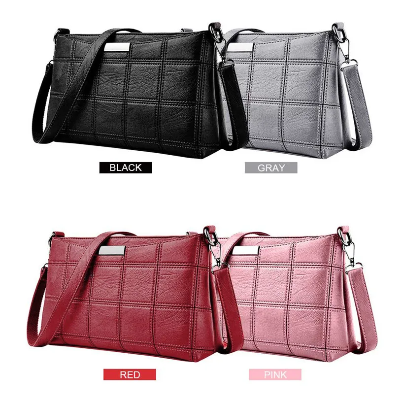Women Plaid Messenger Bags Sac a Main PU Leather Shoulder Bags Women Crossbody Bag Ladies Designer High Quality Handbags
Women Plaid Messenger Bags Sac a Main PU Leather Shoulder Bags Women Crossbody Bag Ladies Designer High Quality Handbags