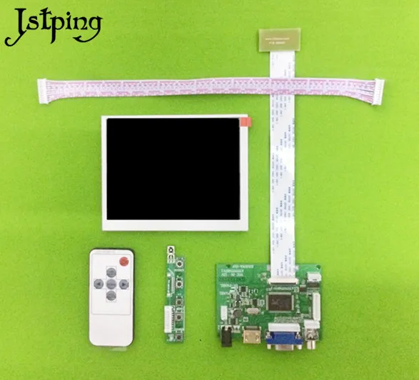 Jstping 5 6 дюймовый Высокий 640*480 TFT AT056TN53 V.1 ЖК дисплей монитор HDMI VGA 2AV для Raspberry