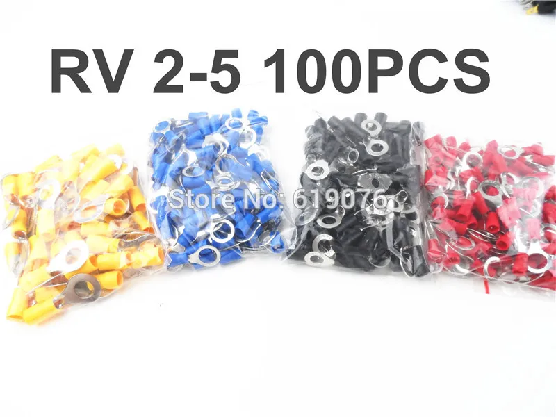 RVS2-5 Blue Ring Insulated Wire Connector Electrical Crimp Terminal Cable Connector Wire Connector 100PCS
RVS2-5 Blue Ring Insulated Wire Connector Electrical Crimp Terminal Cable Connector Wire Connector 100PCS
