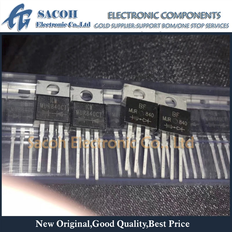 Новый оригинальный 10 пар MUR840CT + MUR840CTR или MUR840G MUR840 TO-220 8A 400 в общий катод + общий анод Диод Быстрого Восстановления
Новый оригинальный 10 пар MUR840CT + MUR840CTR или MUR840G MUR840 TO-220 8A 400 в общий катод + общий анод Диод Быстрого Восстановления