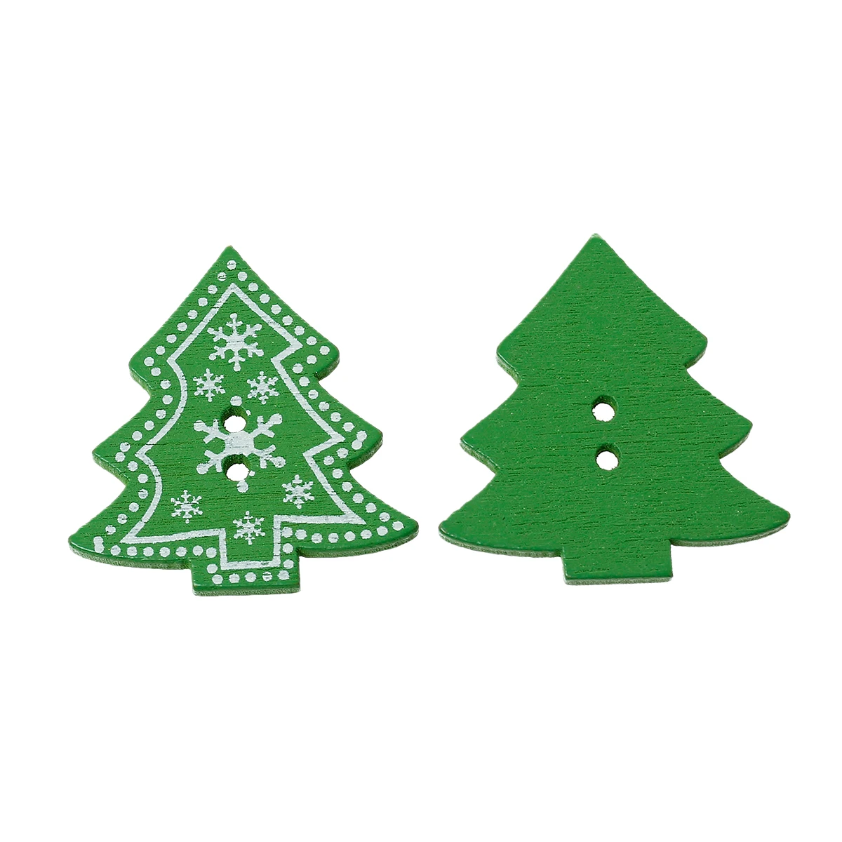 Wood Sewing Button Scrapbooking Christmas tree Green Two Holes Snowflake 3.2cm(1 2/8")x3cm(1 1/8"),5 PCs
Wood Sewing Button Scrapbooking Christmas tree Green Two Holes Snowflake 3.2cm(1 2/8")x3cm(1 1/8"),5 PCs