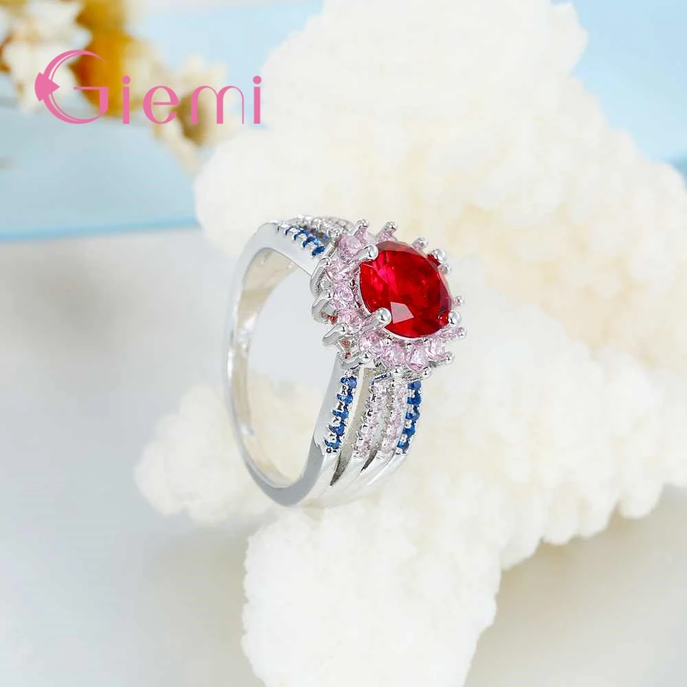 Elegant Colorful Round Crystal Ring New Fashion Wide Hollow Band 925 Sterling Silver Flower Jewelry for Women Wedding
Elegant Colorful Round Crystal Ring New Fashion Wide Hollow Band 925 Sterling Silver Flower Jewelry for Women Wedding