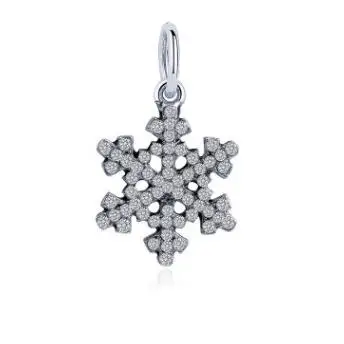 Btuamb Европейский роскошный кристалл крест Снежинка ожерелье с подвеской в виде