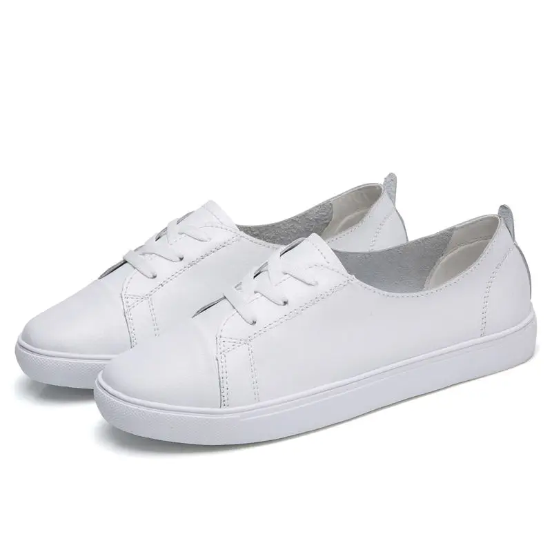 MIUBU 2020 Autumn Women Leather Flats Shoes Basic Lace Up Flat Shoes Ladies Black White Rubber Oxford Shoes For Women Spring
MIUBU 2020 Autumn Women Leather Flats Shoes Basic Lace Up Flat Shoes Ladies Black White Rubber Oxford Shoes For Women Spring