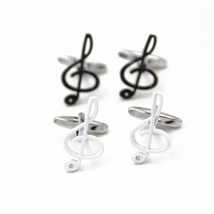 Wholesale and retail of new French music symbols other men Cufflinks Cufflinks Cuff nails painted white optional
Wholesale and retail of new French music symbols other men Cufflinks Cufflinks Cuff nails painted white optional