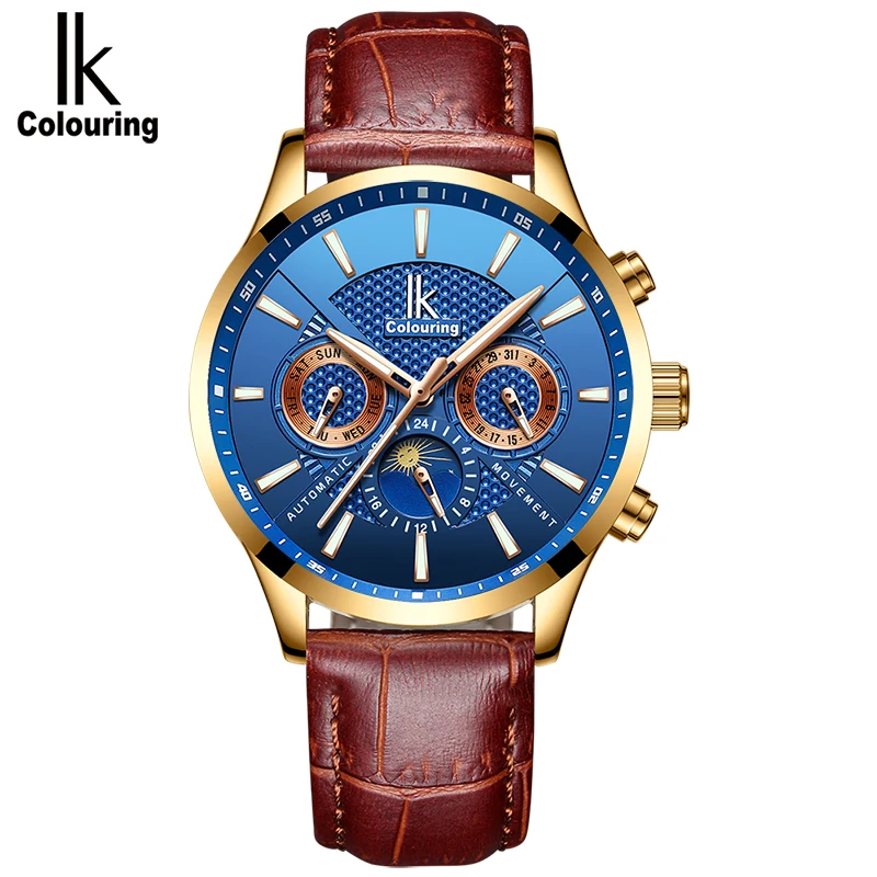 IK Colouring Watch men's automatic hollow mechanical watch men's students luminous waterproof fashion business watch
IK Colouring Watch men's automatic hollow mechanical watch men's students luminous waterproof fashion business watch