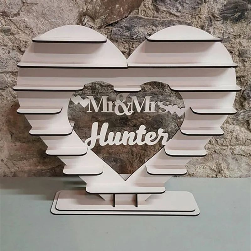 Personalised Custom Heart Mr&Mrs Vintage Freestanding 3D Ferrero Rocher Heart Stand Display Wedding Bridal Shower Decorations
Personalised Custom Heart Mr&Mrs Vintage Freestanding 3D Ferrero Rocher Heart Stand Display Wedding Bridal Shower Decorations