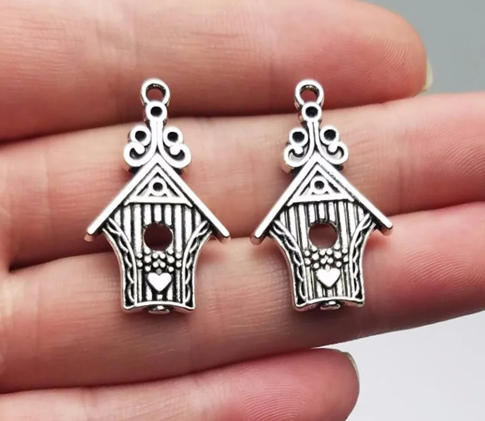 10pcs/lot--19x31mm, house cham,Antique silver plated Bird House charms,DIY supplies,Jewelry accessories
10pcs/lot--19x31mm, house cham,Antique silver plated Bird House charms,DIY supplies,Jewelry accessories