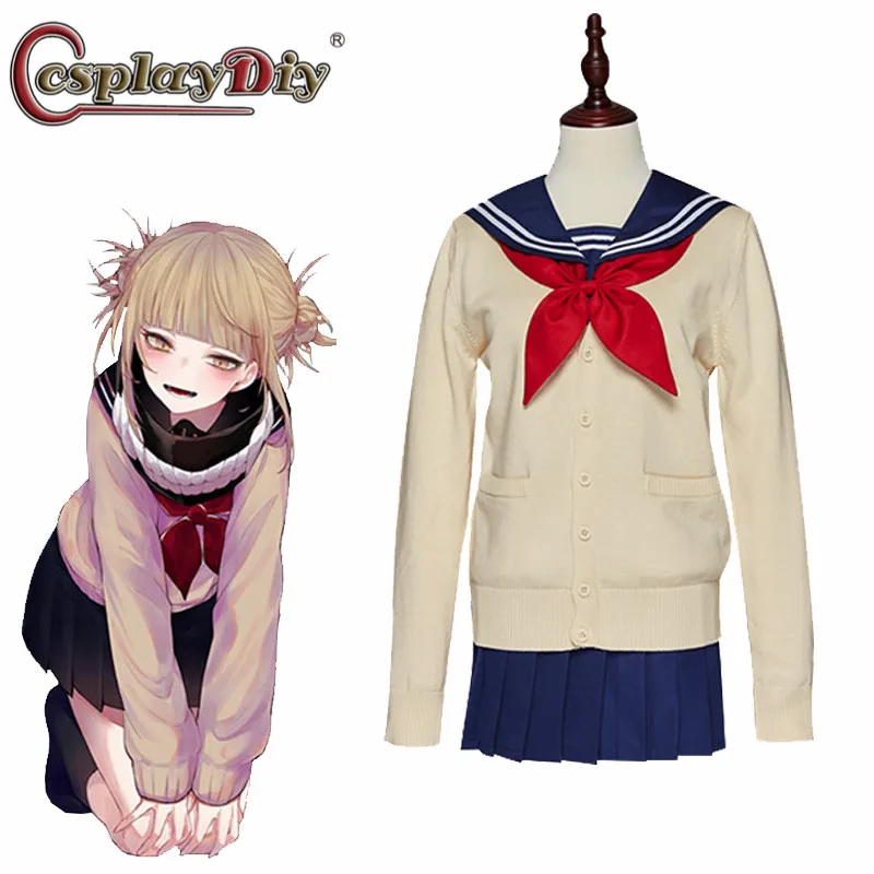 CosplayDiy My Hero academic Boku no Hero academic Косплей химико Тога JK Униформа юбки свитера свитшоты костюмы с кардиганом
CosplayDiy My Hero academic Boku no Hero academic Косплей химико Тога JK Униформа юбки свитера свитшоты костюмы с кардиганом
