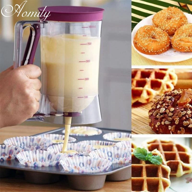 Aomily 900ml Batter Dispenser Pancake Dispenser DIY Baking Pastry Cupcake Cream Blenders Baking Pancakes Bakeware Pastry Tool
Aomily 900ml Batter Dispenser Pancake Dispenser DIY Baking Pastry Cupcake Cream Blenders Baking Pancakes Bakeware Pastry Tool