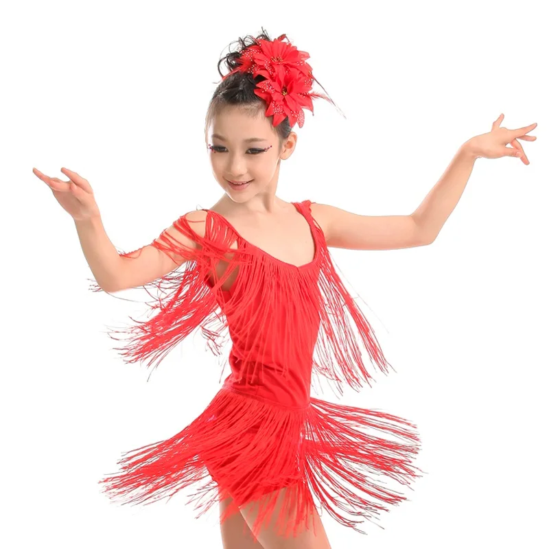 Детские юбки и платья для латиноамериканских танцев бальных соревнований танго