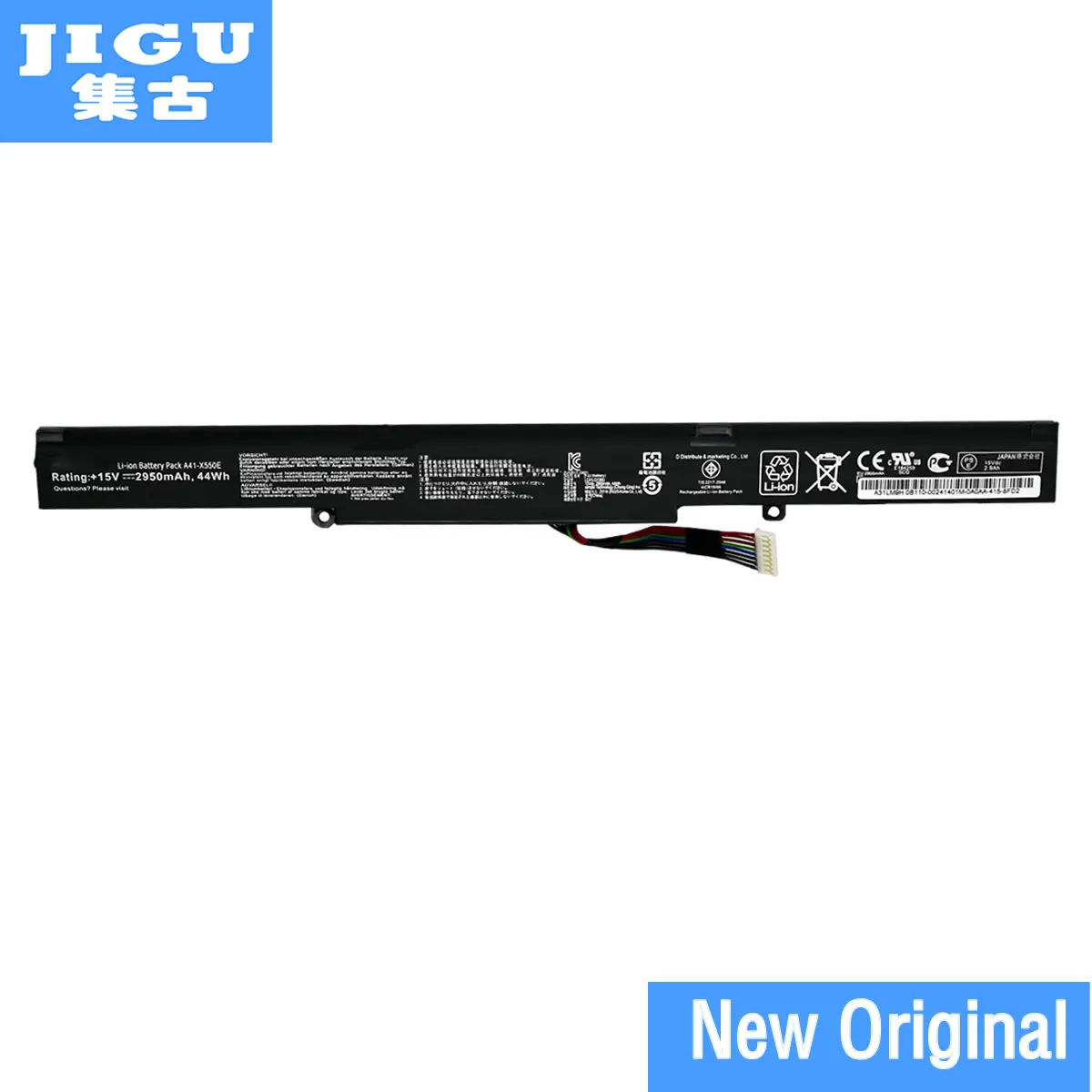 JIGU A41-X550E Original laptop Battery For Asus A450E A450J A450JF F550D K751L X450 X450E X450J X450JF X550DP X750LN
JIGU A41-X550E Original laptop Battery For Asus A450E A450J A450JF F550D K751L X450 X450E X450J X450JF X550DP X750LN
