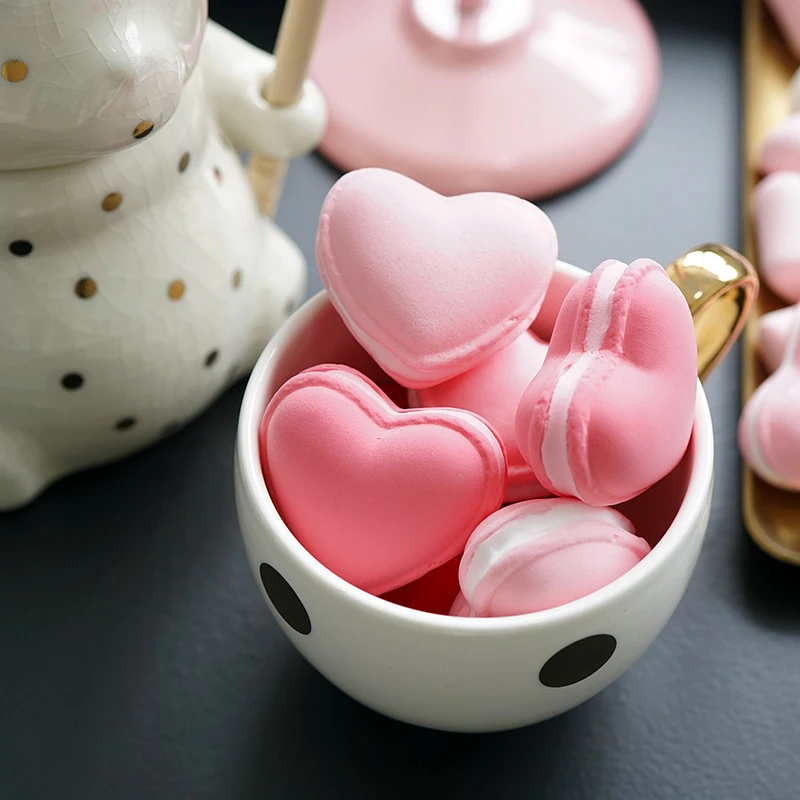 Simulated Heart Macaron Cake Ornaments Fake Snack Wedding Party Photography Props Love Toy Valentine's Day Present Home Decor
Simulated Heart Macaron Cake Ornaments Fake Snack Wedding Party Photography Props Love Toy Valentine's Day Present Home Decor