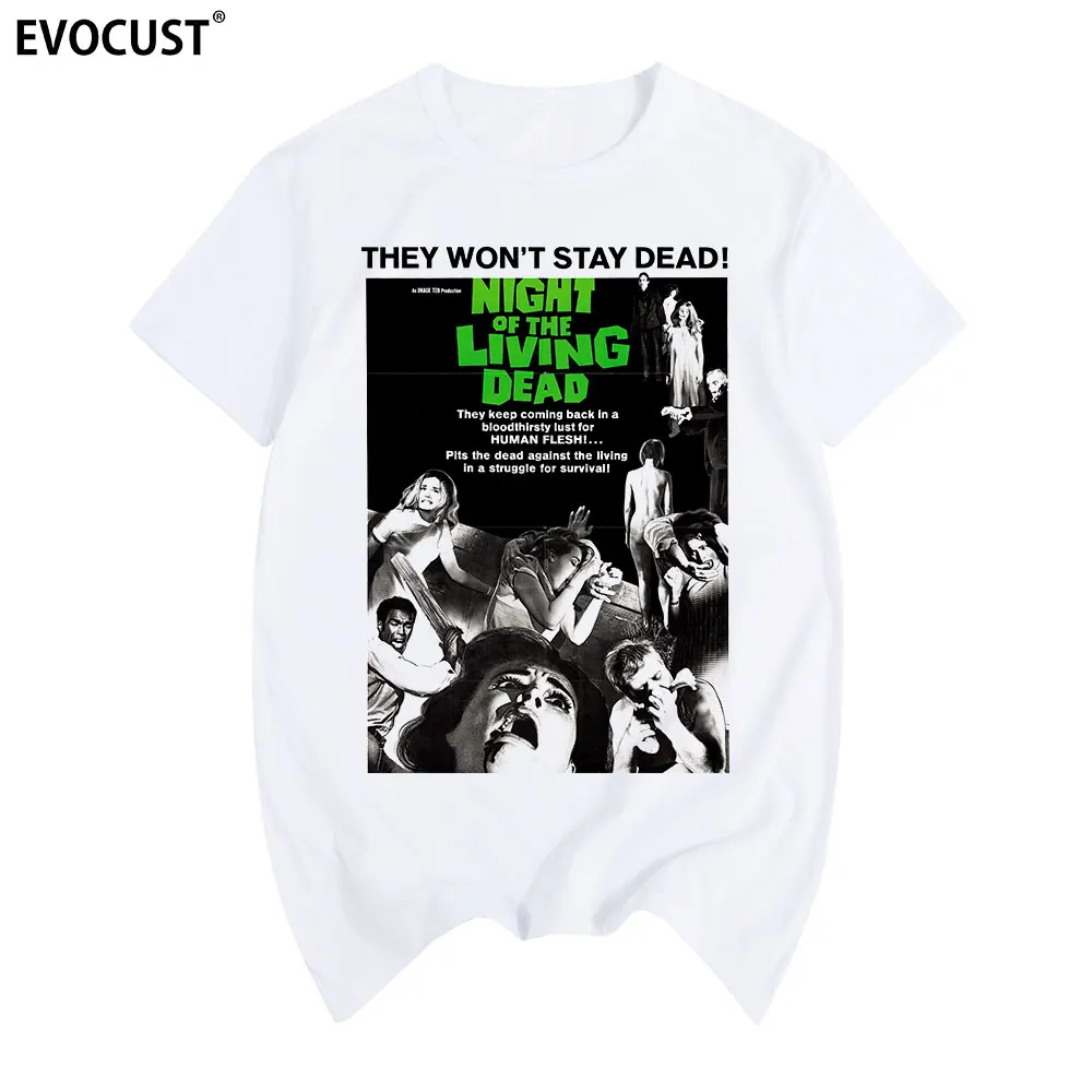 Night of the Living Dead ZOMBIE Movie Horror Vintage T-shirt Cotton Men T shirt New TEE TSHIRT Womens
Night of the Living Dead ZOMBIE Movie Horror Vintage T-shirt Cotton Men T shirt New TEE TSHIRT Womens