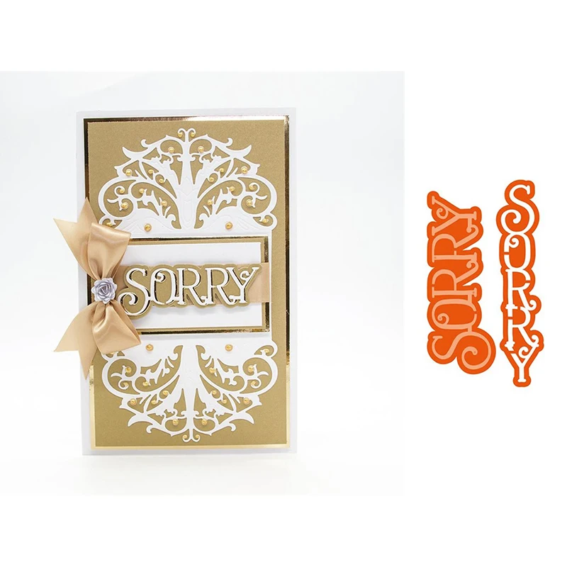 Insert Sorry Frame 2019 Metal Cutting Dies Stencils for DIY Scrapbooking Photo Album Decorative Embossing Paper Cards Crafts Die
Insert Sorry Frame 2019 Metal Cutting Dies Stencils for DIY Scrapbooking Photo Album Decorative Embossing Paper Cards Crafts Die