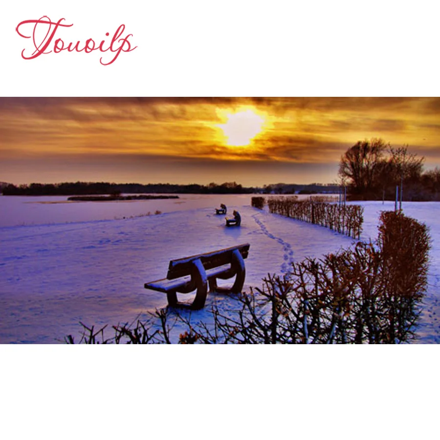 TOUOILP Snow scene 5D Diamond Painting Full Square/Round Drill"Sunset snow scene"3D Embroidery Cross Stitch Mosaic Home Decor
TOUOILP Snow scene 5D Diamond Painting Full Square/Round Drill"Sunset snow scene"3D Embroidery Cross Stitch Mosaic Home Decor