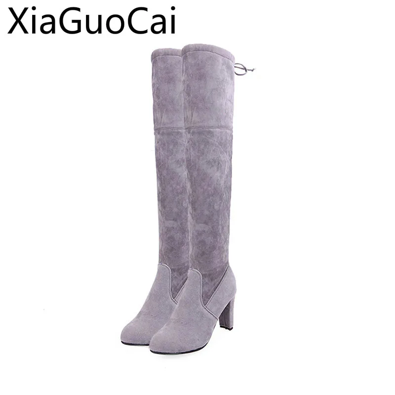 Brand Name Winter Women Thigh High Boots Long Platform Boots High Heels Suede Over-the-knee Boots for Women Z476 35
Brand Name Winter Women Thigh High Boots Long Platform Boots High Heels Suede Over-the-knee Boots for Women Z476 35